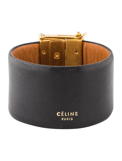 celine leather bracelet for sale|Celine bracelet men.